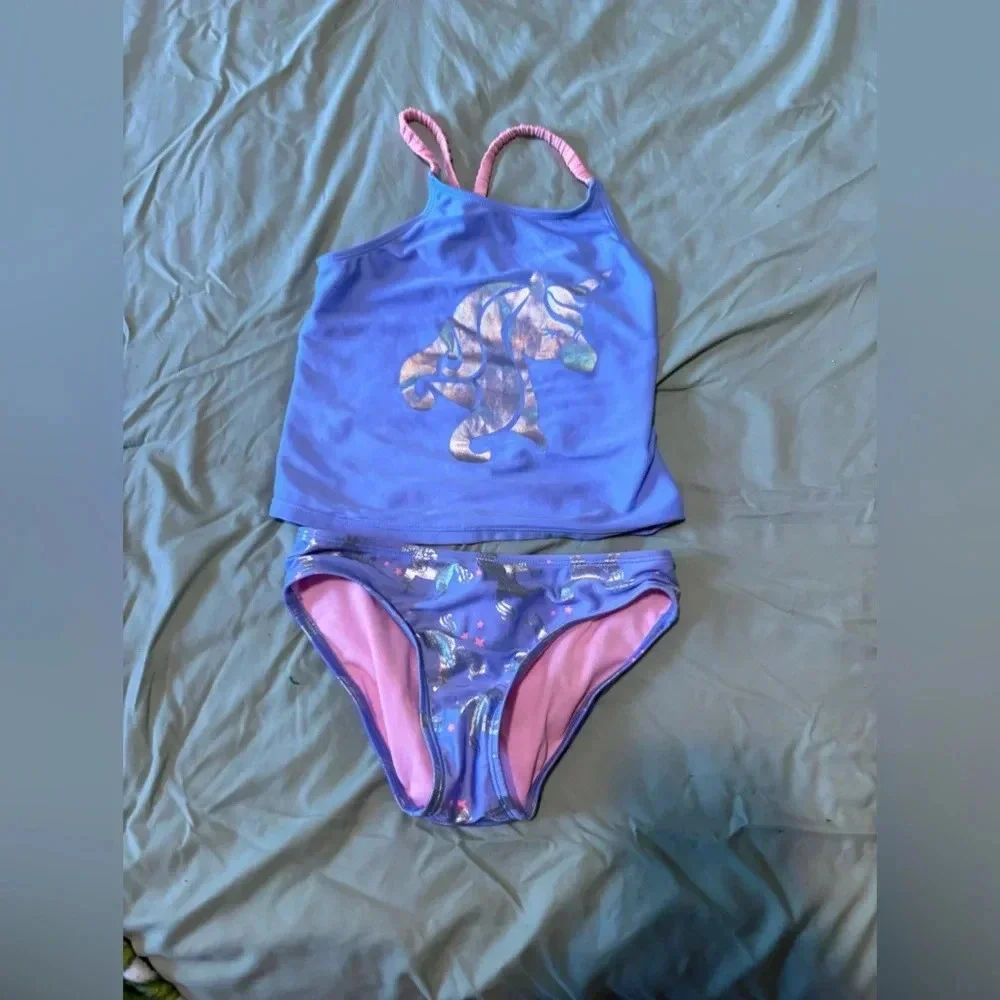 More than magic unicorn swimsuit 2 piece. 7/8